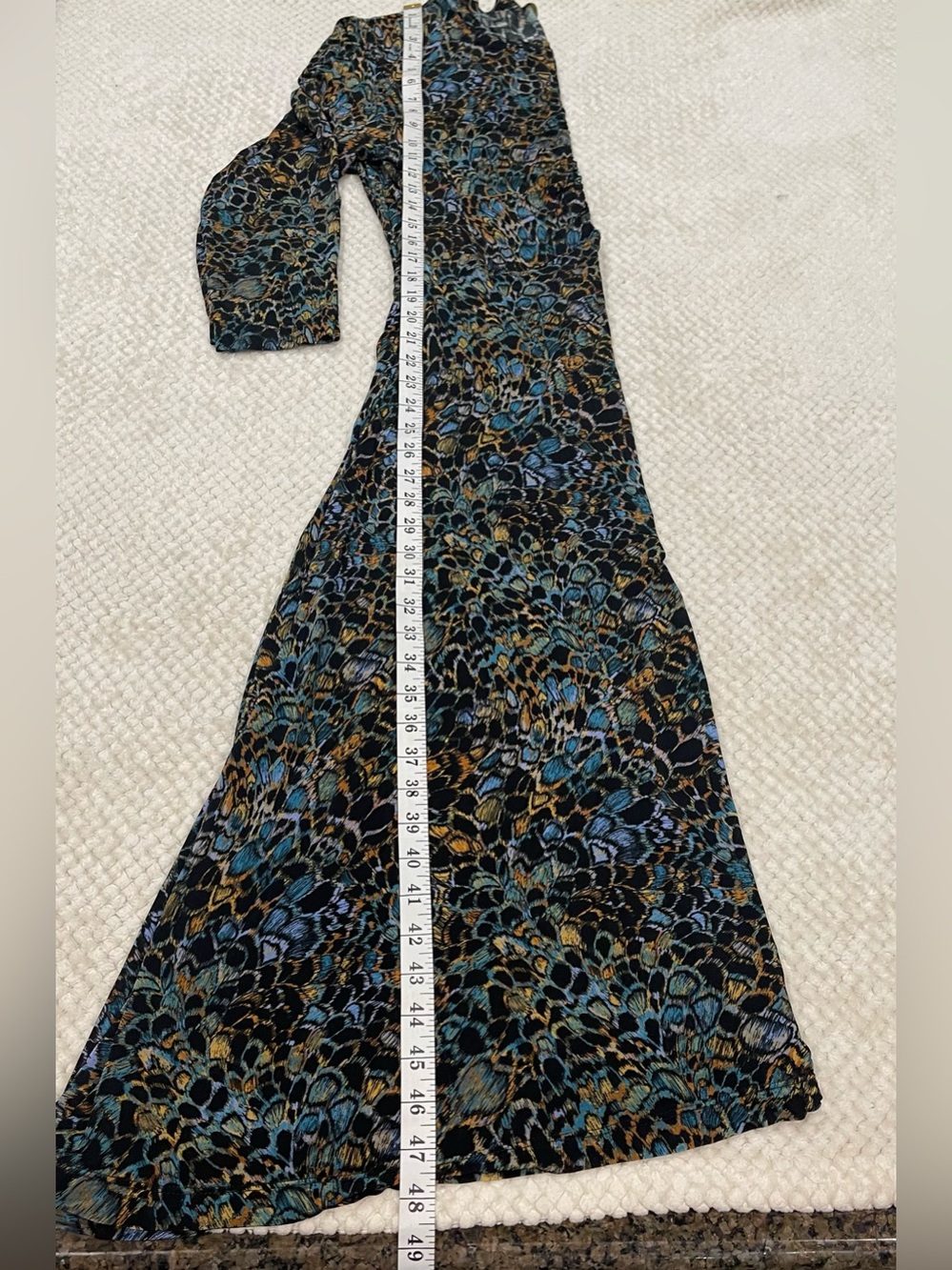 Ulla Johnson Naia Printed Jersey Maxi Dress in multihued caribaea print Size XL - Picture 8 of 11